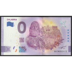 ITALY - CALABRIA REGION - SOUVENIR 0 EURO NOTE - 2021-3