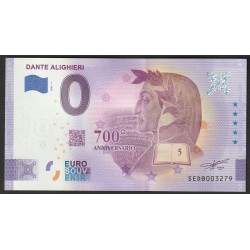ITALIE - BILLET DE 0 EURO SOUVENIR - 700 ANS DE DANTE ALIGHIERI - 2021-1