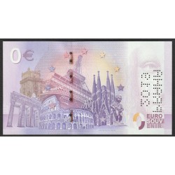 MALTA - 0 EURO SOUVENIR BANKNOTE - CARAVAGGIO -2019-1