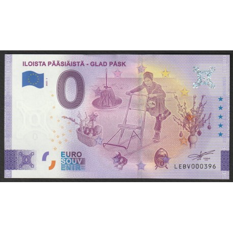 FINLAND - 0 EURO SOUVENIR NOTE - EASTER - 2022-1