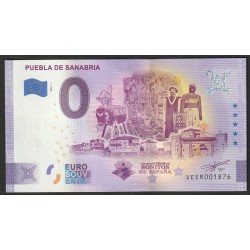 SPAIN - TOURISTIC 0 EURO SOUVENIR NOTE - SANABRIA - 2020-1