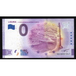 ITALY - 0 EURO SOUVENIR NOTE - ANCIENT GATE OF THE GENOA LIGHTHOUSE - 2021-4