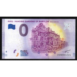 IRAQ - 0 EURO SOUVENIR BANKNOTE - GARDENS OF BABYLON - 2019-1 - RADAR NUMBER 4224