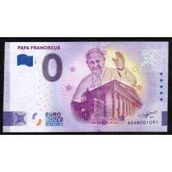 ITALIE - BILLET DE 0 EURO SOUVENIR - PAPE FRANCOIS - 2022-1