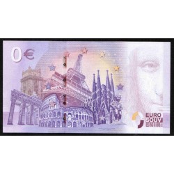 ITALY - 0 EURO SOUVENIR NOTE - THE TAJ MAHAL - 2019-1  Icône de validation par la communauté