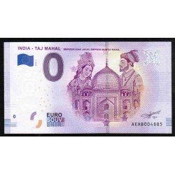 ITALY - 0 EURO SOUVENIR NOTE - THE TAJ MAHAL - 2019-1  Icône de validation par la communauté