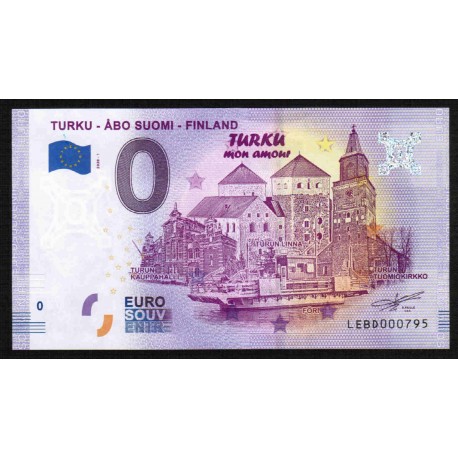 FINLAND - 0 EURO SOUVENIR BANKNOTE - TURKU - ABO SUOMI - 2020-1