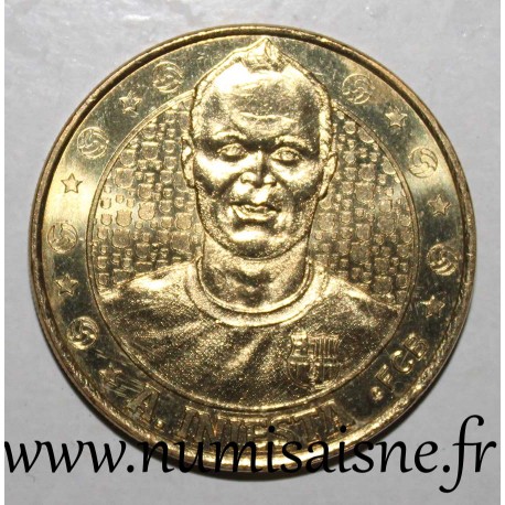 SPAIN - BARCELONA - FCB - INIESTA - Monnaie de Paris - 2013