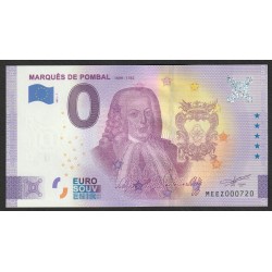 PORTUGAL - 0 EURO SOUVENIR BANKNOTE - MARQUES DE POMBAL (1699-1782) - 2021-1