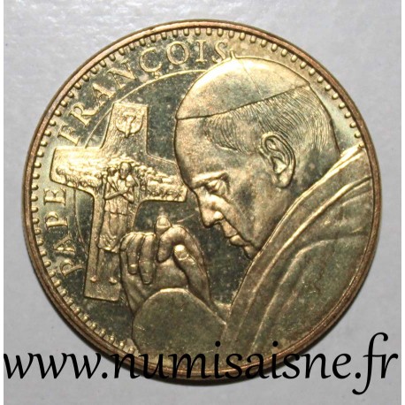 County 75 - PARIS - BASILICA OF THE SACRED HEART - POPE FRANÇOIS - Monnaie de Paris - 2014