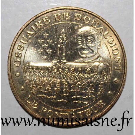 County  55 - DOUAUMONT - OSSUARY - The Founder - Bishop Ginisty - Monnaie de Paris - 2010