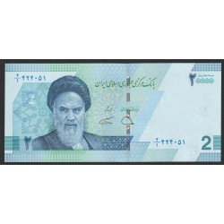 IRAN - PICK 161 - 20 000 RIALS - 2022
