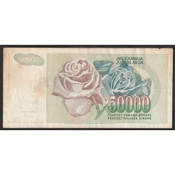 YUGOSLAVIA - PICK 117 - 50.000 DINARA - 1992