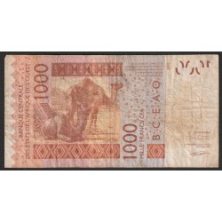 WEST AFRICAN STATES - BENIN - PICK 215B.d  - 1.000 FRANCS - (20)06 - B C E A O