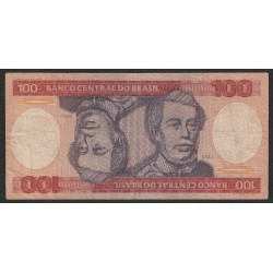 BRAZIL - PICK 198 a - 100 CRUZEIROS - (1981) - SIGN 20