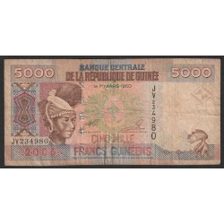 GUINEE - PICK 41a - 5.000 FRANCS - 2006