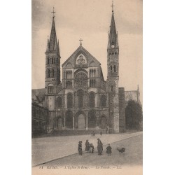 51000 - REIMS - ÉGLISE SAINT-RÉMI - LA FACADE