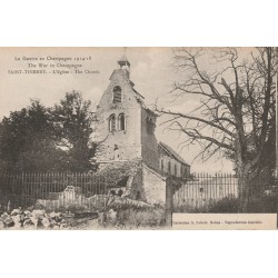 County 51220 - SAINT-THIERRY - THE WAR IN CHAMPAGNE 1914-18 - THE CHURCH