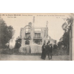 County 51250 - SUIPPES  - THE WAR 1914-15-16 - THE CASTLE AFTER THE TERRIBLE BOMBINGS