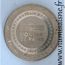 County 75 - PARIS - TRAMWAY - FRENCH SCHOOL - PLACE OF DESIGN - Monnaie de Paris - 2014