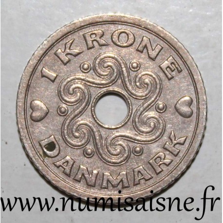 DENMARK - KM 873 - 1 KRONE 1992