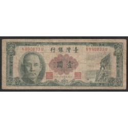 CHINE / TAIWAN - PICK 1971 - 1 YUAN 1961