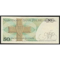 POLAND - PICK 142 c - 50 ZLOTYCH - 01/12/1988