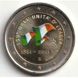 LUXEMBOURG - KM 338 - 2 EURO 2011 - UNIFICATION ITALIENNE - COULEUR