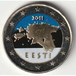 ESTONIE - KM 68 - 2 EURO 2011 - COULEUR