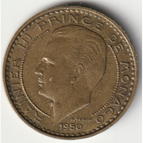 MONACO - KM 130 - 10 FRANCS - 1950 - RAINIER III