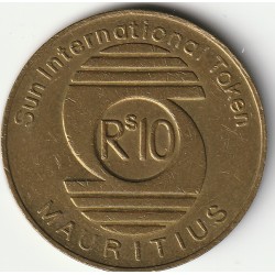 MAURITIUS - 10 RUPEES - UNDATED - CASINO CHIP - SUN INTERNATIONAL