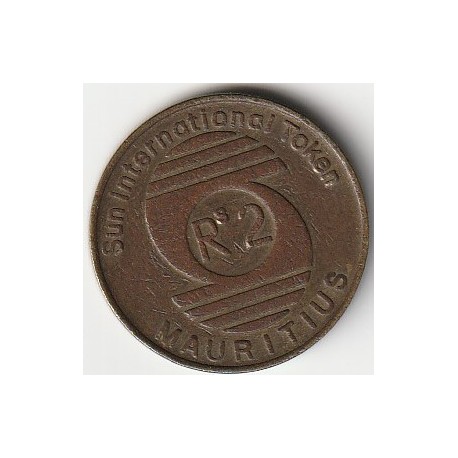 MAURITIUS - 2 RUPEES - UNDATED - CASINO CHIP - SUN INTERNATIONAL