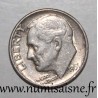 ETATS UNIS - KM 195 - 1 DIME 1951 - Philadelphie - FRANKLIN ROOSEVELT