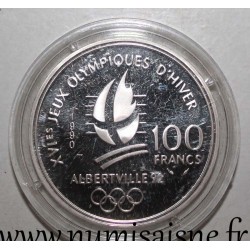 FRANCE - KM 980 - 100 FRANCS 1990 - TYPE ALBERVILLE 1992 - SPEED SKATING