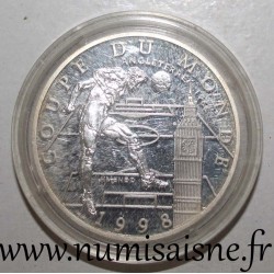 FRANCE - KM 1163 - 10 FRANCS 1997 - FOOTBALL WORLD CUP 1998 - ENGLAND 1966