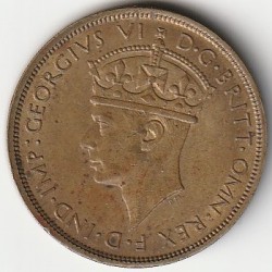 BRITISH WESTERN AFRICA - KM 24 - 2 SHILLING 1938 H - GEORGE VI