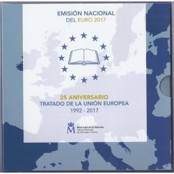 ESPAGNE - COFFRET EURO BRILLANT UNIVERSEL 2017 - 9 PIECES