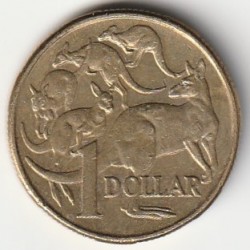 AUSTRALIA - KM 84 - 1 DOLLAR 1994 - ELIZABETH II - KANGAROOS