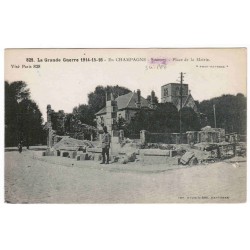 County 51250 - SUIPPES - THE GREAT WAR 1914-15-16 - TOWN HALL SQUARE