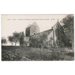 County 51320 - SOMMESOUS - 1914 - THE CHURCH AFTER THE FIGHT