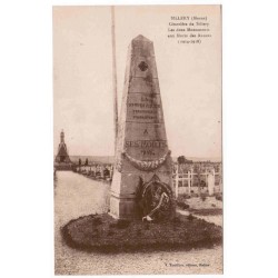 51500 - SILLERY - CIMETIERE - LES DEUX MONUMENTS AUX MORTS 1914-1918