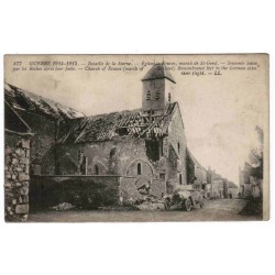 County 51120 - REUVES - WAR 1914-1915 - BATTLE OF THE MARNE - CHURCH - MARAIS DE ST-GOND