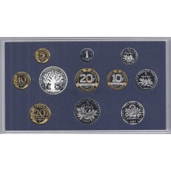 FRANCE - PROOF COIN SET FRANCS 1997 - 11 COINS