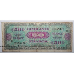 FRANCE - PICK 117a - 50 FRANCS VERSO FRANCE - 1945 - SERIES 2