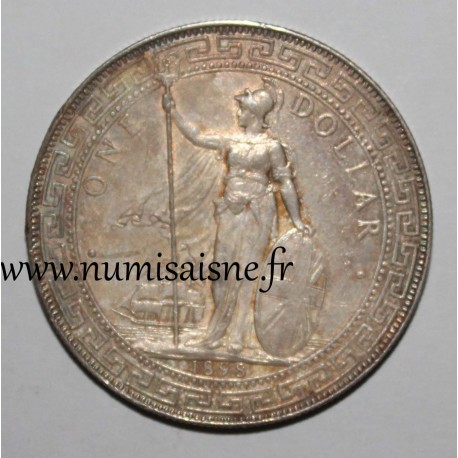 ROYAUME UNI - KM T5 - 1 DOLLAR 1898 B (BOMBAY) ROYAUME UNI - KM T5 - 1 DOLLAR 1898 B (BOMBAY)