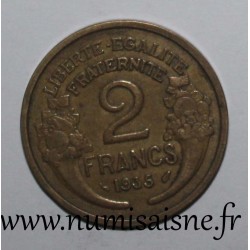 FRANCE - KM 886 - 2 FRANCS 1935 - TYPE MORLON