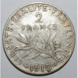 FRANCE - KM 845 - 2 FRANCS 1910 - TYP SÄMANN