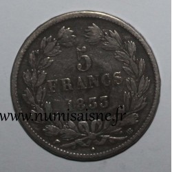 GADOURY 678 - 5 FRANCS 1833...