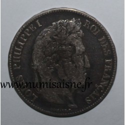 GADOURY 678 - 5 FRANCS 1833 BB Strasbourg TYPE LOUIS PHILIPPE 1er - KM 749