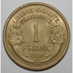 GADOURY 470 - 1 FRANC 1938 - TYPE MORLON - BRONZE ALU - KM 885
